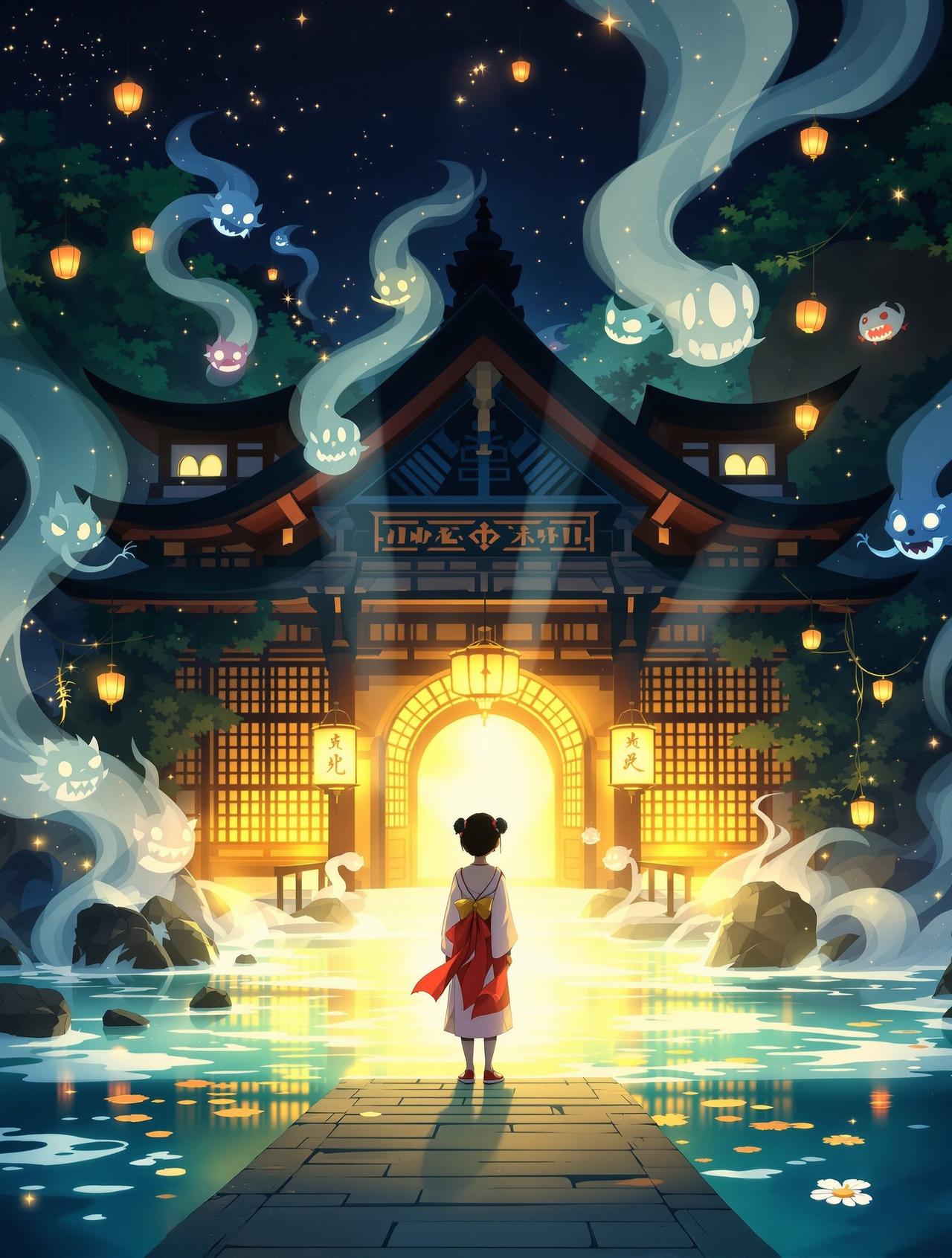 age动漫官方网站热播榜第7名番剧《千与千寻之外传：汤屋新章》封面 - 治愈 / 奇幻
