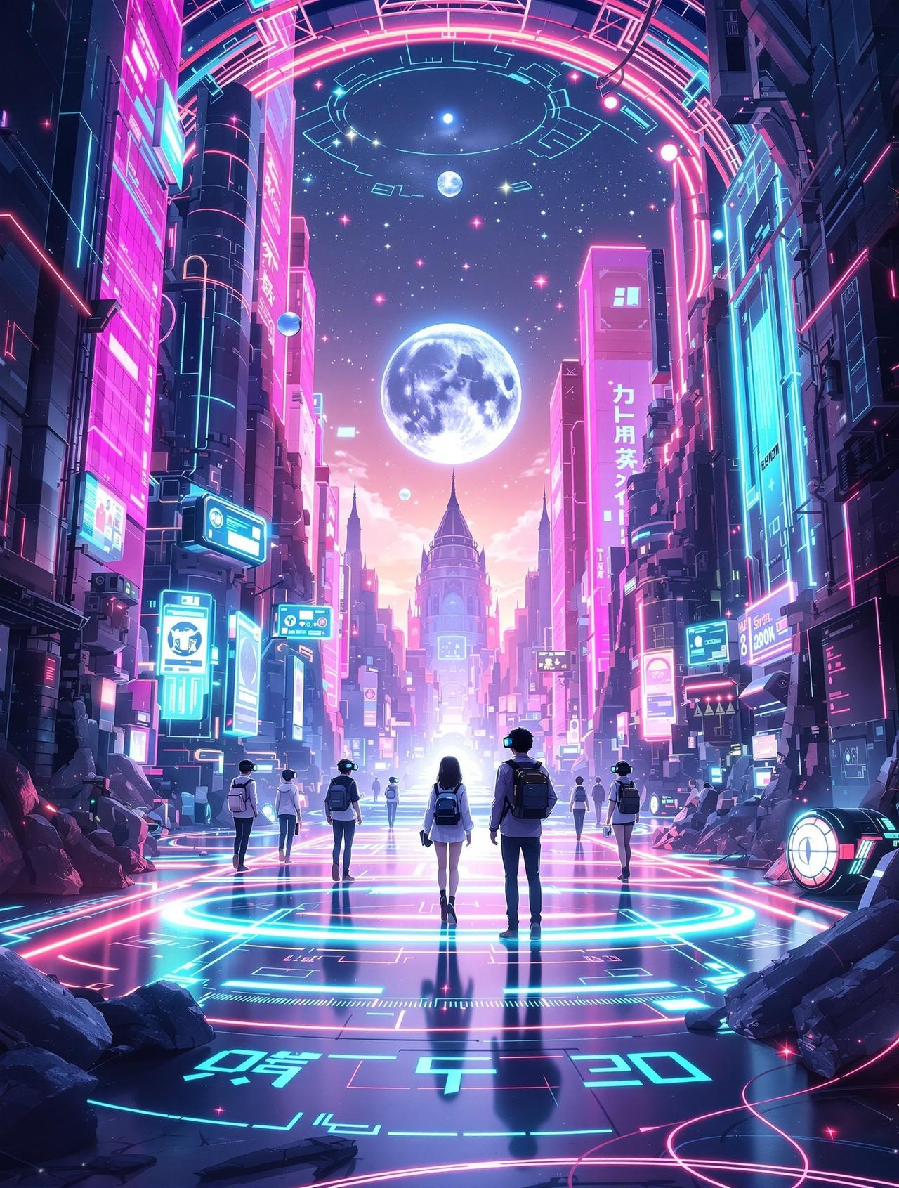 age动漫官方网站热播榜第14名番剧《虚拟幻界Online》封面 - 科幻 / 游戏